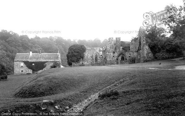 Photo of Finchale Priory, 1892