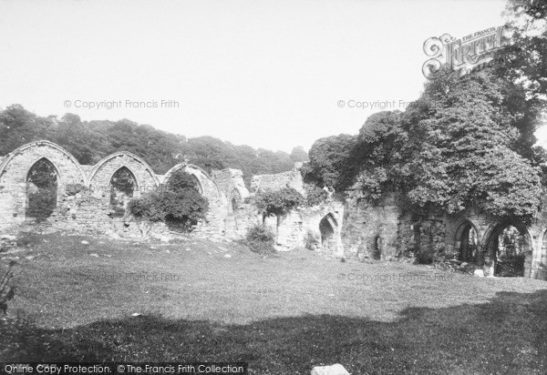 Photo of Finchale Priory, 1892