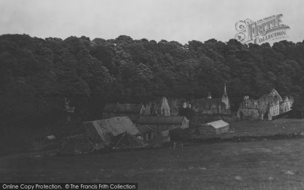 Photo of Finchale Priory, 1929