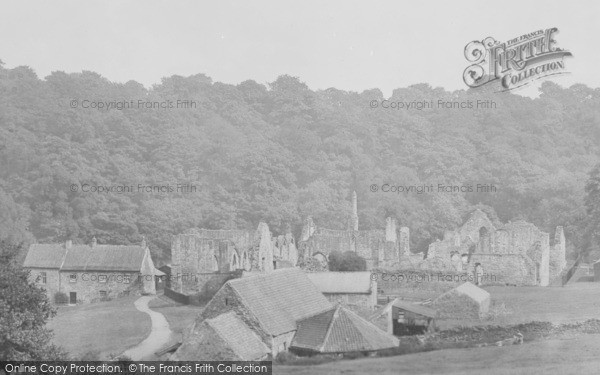Photo of Finchale Priory, 1929