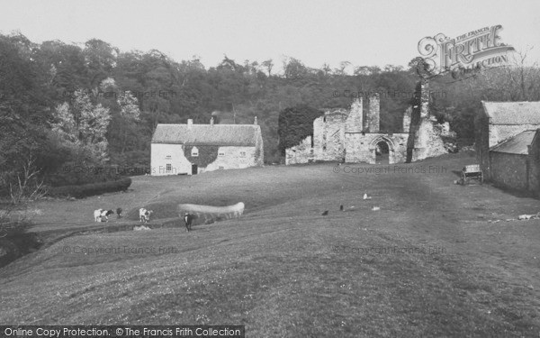 Photo of Finchale Priory, c.1883