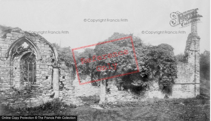 Photo of Finchale Priory, c.1883