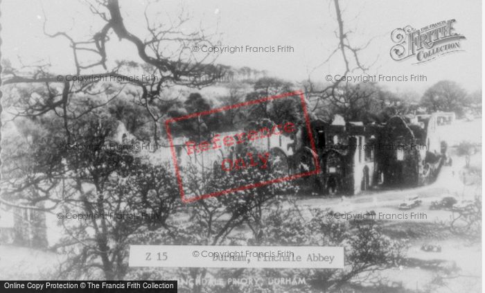 Photo of Finchale Priory, c.1955