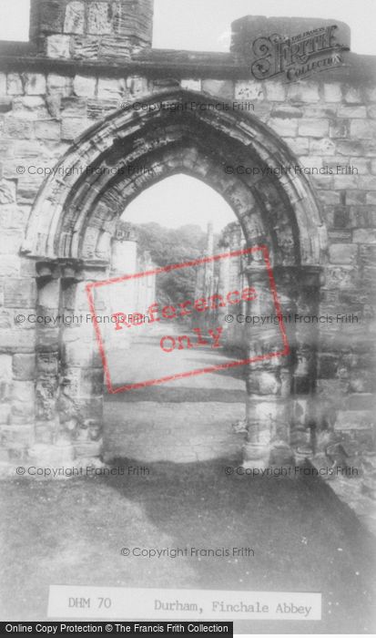 Photo of Finchale Priory, c.1960