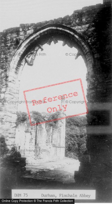 Photo of Finchale Priory, c.1960