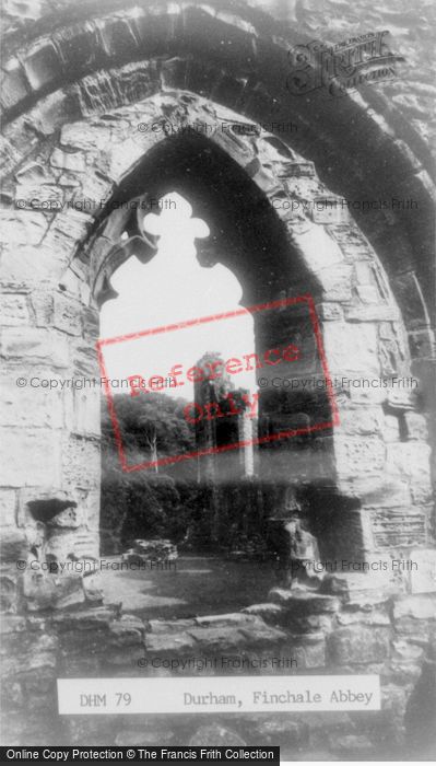 Photo of Finchale Priory, c.1960