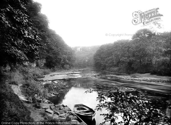 Photo of Finchale Priory, River View 1923