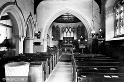 St James Church Interior 1910, Finchampstead