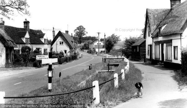 Photo of Finchingfield, Haverhill Road c.1960