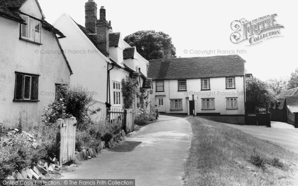 Photo of Finchingfield, Old Cottages c1960