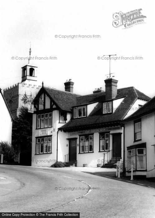 Photo of Finchingfield, 'the Green Man' And The Church c.1965