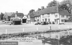 The Pond And Fox Inn c.1960, Finchingfield
