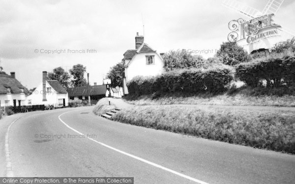 Photo of Finchingfield, The Windmill And Haverhill Road c.1960