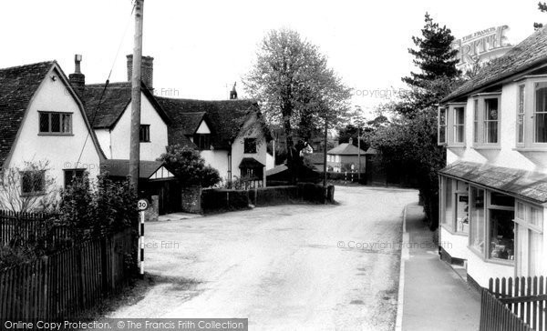 Photo of Finchingfield, Vicarage Lane c.1960