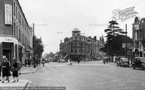 Photo of Finchley, Regents Park Road and Hendon Lane c1955