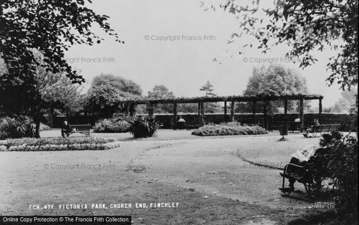 Photo of Finchley, Victoria Park, Church End c.1965