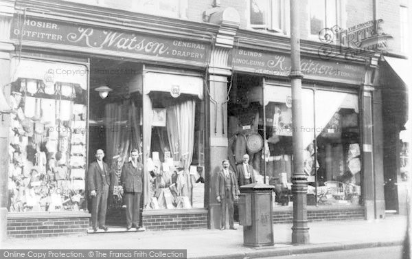 Photo of Finchley, Watson's Store, Broadway c.1908