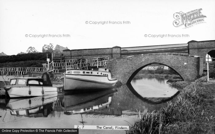Photo of Findern, The Canal c.1960