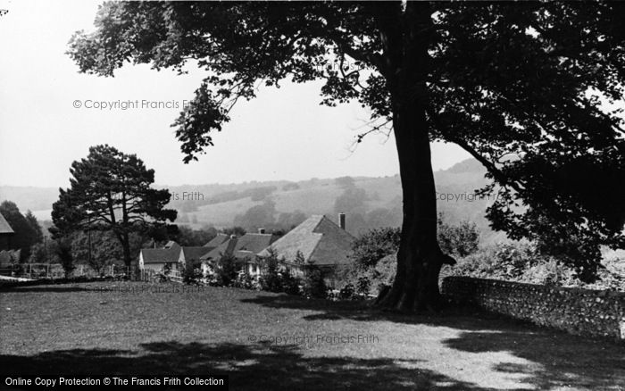 Photo of Findon, General View From Stable Lane c.1955