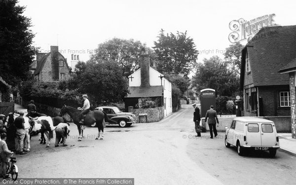Photo of Findon, Post Office Corner 1964