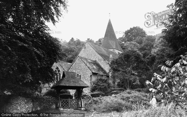 Photo of Findon, St John The Baptist's Church c.1953