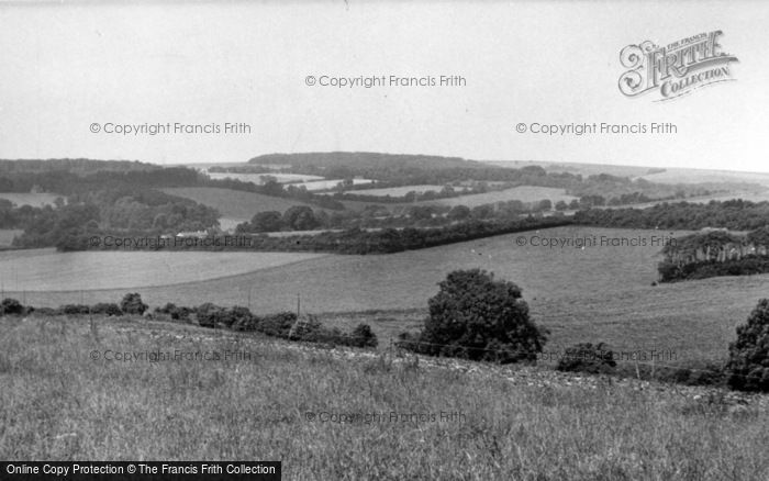 Photo of Findon, The Downs c.1955