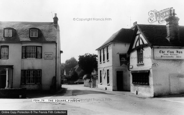Photo of Findon, The Square c.1955