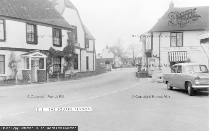 Photo of Findon, The Square c.1965