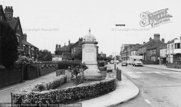 Photo of Finedon, The War Memorial c.1955