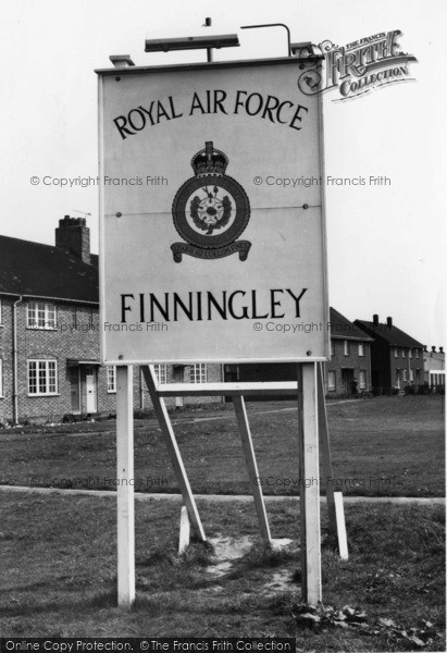 Photo of Finningley, The Station Badge, RAF Camp c.1955
