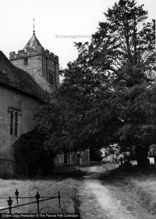 Photo of Firle, St Peter's Church c.1955