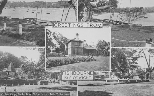 Photo of Fishbourne, Composite c.1960