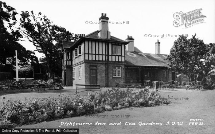 Photo of Fishbourne, the Fishbourne Inn and Tea Gardens c1960