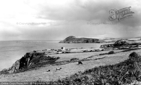 Photo of Fishguard, Dinas Head c.1960