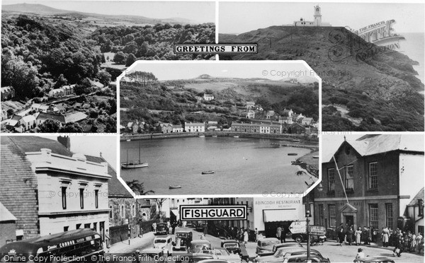 Photo of Fishguard, Greetings From c.1955