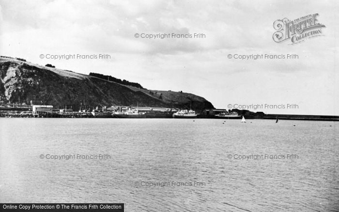 Photo of Fishguard, Harbour And Cross Channel Boat c.1950