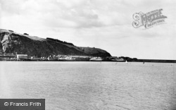 Harbour And Cross Channel Boat c.1950, Fishguard