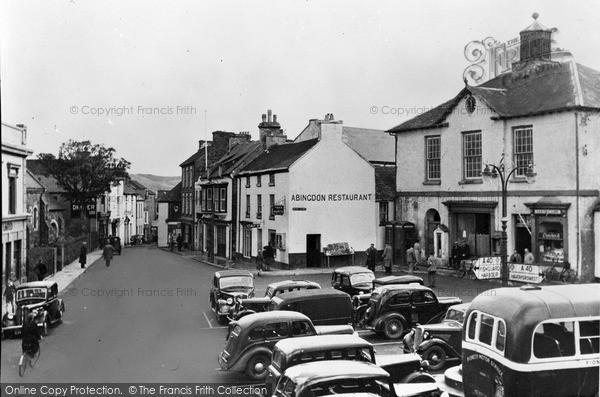 Photo of Fishguard, Market Place And Main Street c.1955
