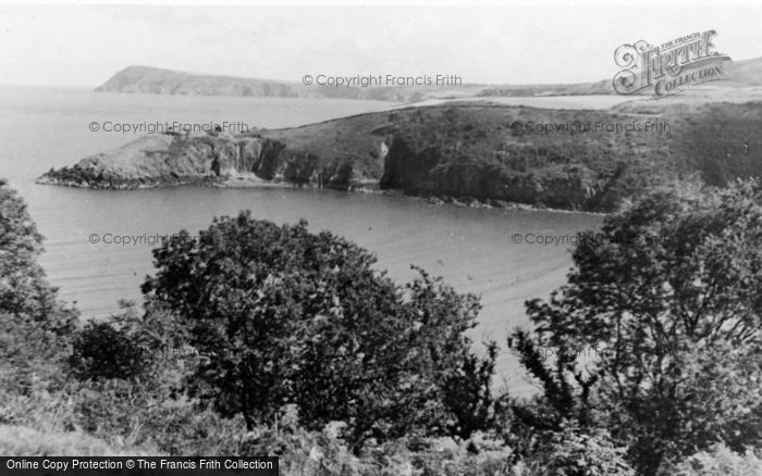 Photo of Fishguard, Old Fort From Marine Walk c.1950