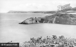 The Old Fort And Dinas Head c.1955, Fishguard