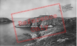 The Strubmle Head Lighthouse c.1960, Fishguard