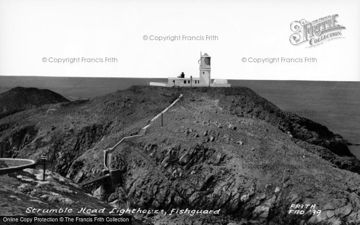 Photo of Fishguard, The Strumble Head Lighthouse c.1960