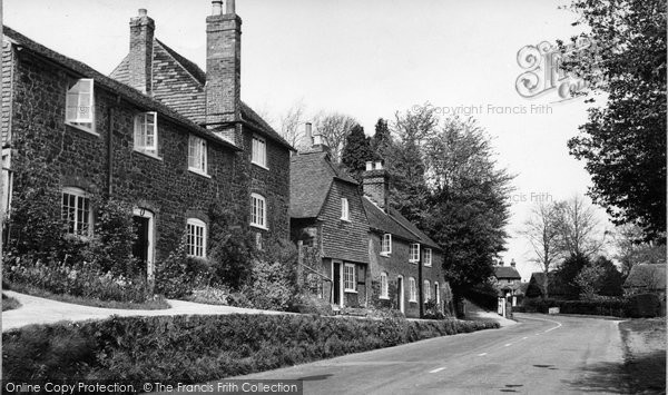 Photo of Fittleworth, Old Cottages c.1955