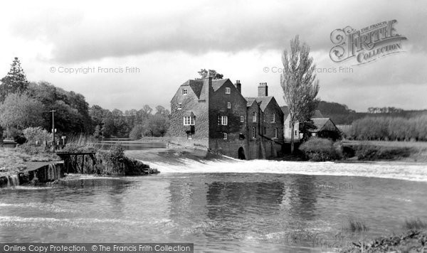 Photo of Fladbury, The Weir c.1960