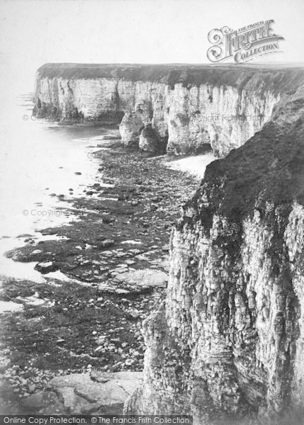 Photo of Flamborough, Head, Near King And Queen Rocks c.1875