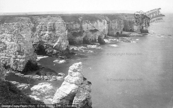 Photo of Flamborough, Head, The Cliffs c.1885
