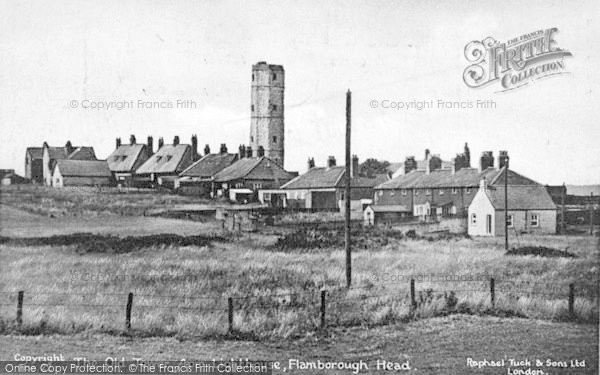 Photo of Flamborough, Head, The Old Tower From The Lighthouse c.1938