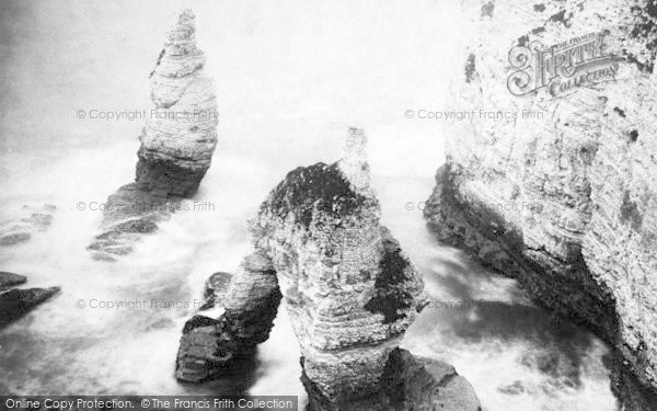 Photo of Flamborough, King And Queen Rocks c.1875