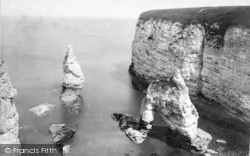 King And Queen Rocks c.1885, Flamborough