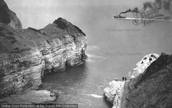 Photo of Flamborough, Little Thornwick Bay c.1930